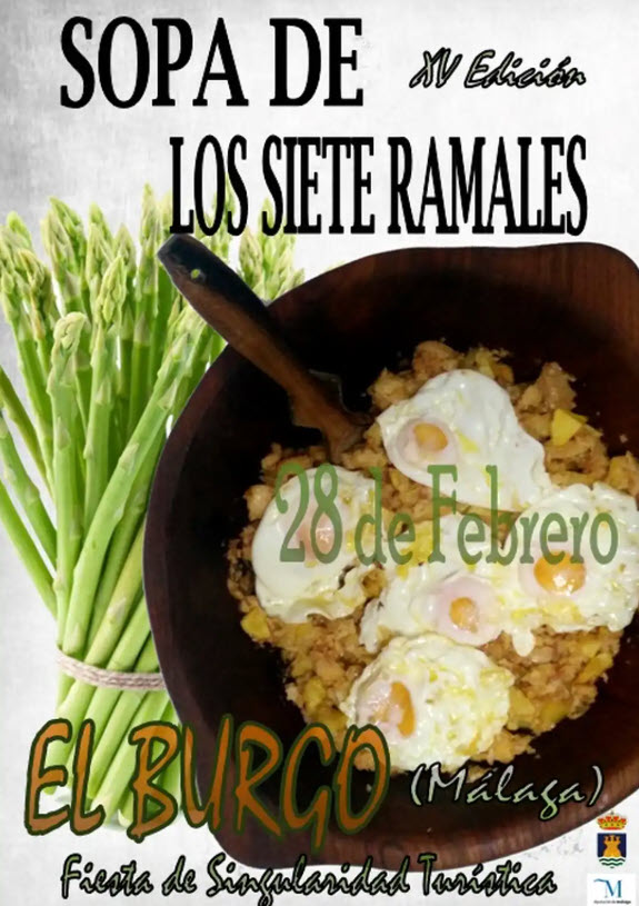 El Burgo. Gastronomic festivals in Malaga in February